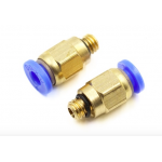 HR0696 PC4-M6 Pneumatic Straight Fitting Nozzle For 4mm OD Reprap 3D Printer Line Tube