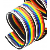 HS5996 20P Dupont Wire Rainbow Ribbon Cable 5M