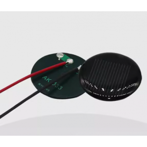 HS6065 33mm Solar Panel  with wire 0.5V 150mA 0.075W