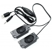 HS6797 Dual Speakers For Raspberry Pi 4B/3B Free-drive Mic Sound Plug and Play USB Port Dual-channel Audio Expansion Module Amplifier