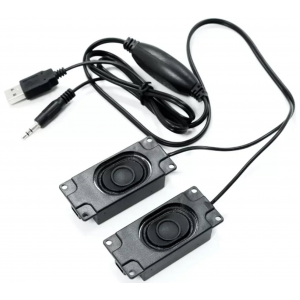 HS6797 Dual Speakers For Raspberry Pi 4B/3B Free-drive Mic Sound Plug and Play USB Port Dual-channel Audio Expansion Module Amplifier
