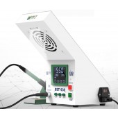 HS6858 BST-938 Multi function 3 in 1 LED light Screen Touch Soldering Smoke Absorber Soldering Rework Station Soldering Iron