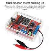 HS6872 LED Digital Multimeter DIY Kits Multi-function Voltage Current Tester Detector Soldering Practice Kit Signal Generator Module