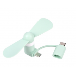 HS6910 Micro +Type-c 2 in 1 Fan