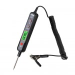 HS6975 Universal HT86 Car Voltage Tester Circuit Detector Probe Pen Digital LCD Display With Flashlight 0.8V-100V DC/Resistance Test