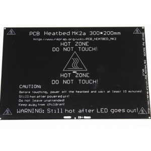 HR0717A MK2A 300*300*3mm  Aluminum Board PCB Heat Bed 