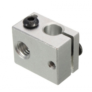 HR0749 Aluminum Heater Block Makerbot MK7 MK8 Print Head Hot End Heating Block 20*20*10mm