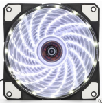 HS0065 120mm LED Ultra Silent Computer PC Case Fan 15 LEDs 12V White