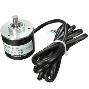 HS0098 Rotary Encoder 400P/R 6mm Incremental Optical Shaft Working Measurement 5-24V ED