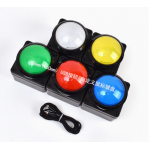 HS7008 100MM USB Custom Button Remote Control Buzzer Switch Lottery Computer Mouse Shortcut Keyboard 2M