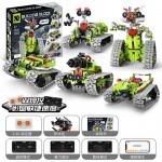 HS7011 K96165 5 in 1 Programable Robot  705pcs Blocks