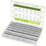 HS7017 360PCS Upgrades Electrical Glass Fuses Overcurrent Protections Fuses with Storage Box 6x30mm 0.63A-25A 5×20mm 0.5A-20A
