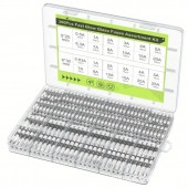 HS7017 360PCS Upgrades Electrical Glass Fuses Overcurrent Protections Fuses with Storage Box 6x30mm 0.63A-25A 5×20mm 0.5A-20A