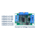 HS7037 Current to Voltage Converter 4-20mA to 0~5V 3.3V 10V 15V 24V