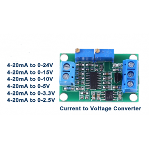 HS7037 Current to Voltage Converter 4-20mA to 0~5V 3.3V 10V 15V 24V