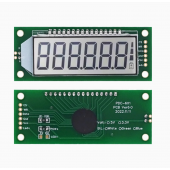 HS7049 LCD Module 2.4 inch 6-Digit 7 Segment LCD Display Module 