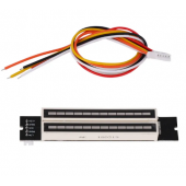 HS7071 Durable Mini Dual 12 Level Indicator VU Meter Stereo Amplifier Board Adjustable Light Speed Board