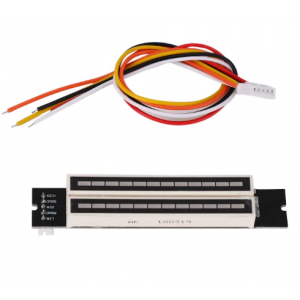 HS7071 Durable Mini Dual 12 Level Indicator VU Meter Stereo Amplifier Board Adjustable Light Speed Board