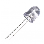 HS1392 250pc/bag  F10 10mm  transparent white LED 