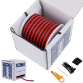 HS7108 Red+ Black Hook up Silicone wire 16AWG-30AWG