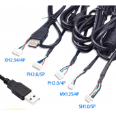 HS7114 USB to XH2.54/PH2.0/MX1.25/SH1.0 Cable