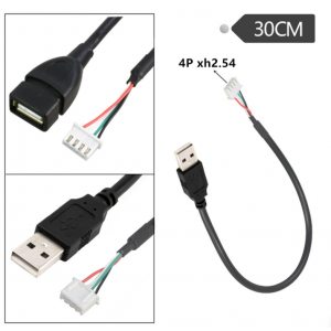HS7115 USB to XH2.54 4P 30cm