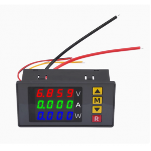 HS7123 00-100V 10A 0.000~1000W 4Bit LED Digital Voltmeter Ammeter