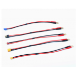 HS7132 RC Cable Male XT60/XT30/TX/TRX/EC3/EC5  to 4mm Banana Plug 14AWG 20CM