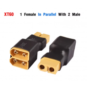 HS7136 XT60 1 Female to 2 Male in Parallel