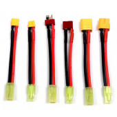 HS7149 14WAG 10cm Small Tamiya Connector to T-plug / XT30 / XT60  Silicon wire 