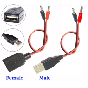 HS7162 USB to 4MM Banana Cable 50cm