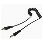 HS7169 Double DC male Plug Extension Spring Power Cable Adapter