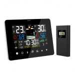 HS7189 FJ3362G Weather Station Alarm Clock Thermometer Hygrometer Touch Screen Wireless Sensor Sunrise Sunset Hygrothermograph