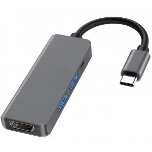 HS1677 4 in 1 Type-C to HDMI+2*USB3.0 +PD