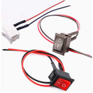 HS5723 KCD1 Rocker switch 2 Position button switch 15X21mm with Wire