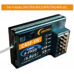 HS7203 CORONA C4SF 2.4G HV Receiver for FutabaS-FHSS FHSS SBUS 3PV 3PK 4PKS 7PK T14SG Splashproof