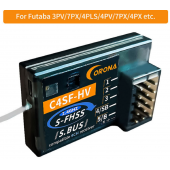 HS7203 CORONA C4SF 2.4G HV Receiver for FutabaS-FHSS FHSS SBUS 3PV 3PK 4PKS 7PK T14SG Splashproof