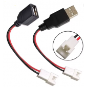 HS7213 USB to XH2.54/PH2.0/MX1.25 Female  Cable 20cm