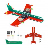 HS7230 CD4017 Small Airplane Flow Lamp DIY Electronic Kit Flashing LED