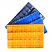 HS7243 SMD component box, anti-static, parts box 24mm*24mm*24pcs