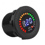 HS7245 12V/12V-24V  Motorcycle Car LED Digital Display Voltmeter Waterproof 