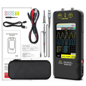 HS7298 BSIDE O2 Touch Screen Digital Oscilloscope+Signal Generator Dual Channel 50MHz Automatic Osciloscópio Tools Graphic Tester