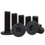 HS3768 100pcs M5 Hex Ultra Thin flat head Low profile Screw M5*10mm 26mm 35mm 49mm