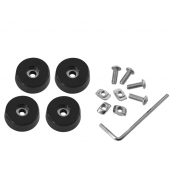 HS7303 4PCS Antivibration Feet Kit For Corexy I3 3D Printer Anti-vibration Rubber Landing Mat Feet For 2020 Aluminum Profile
