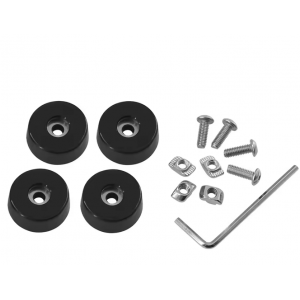 HS7303 4PCS Antivibration Feet Kit For Corexy I3 3D Printer Anti-vibration Rubber Landing Mat Feet For 2020 Aluminum Profile
