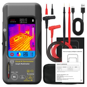HS7309 BSIDE SH7 320*320 Thermal Imager Camera 20000 Counts Digital Multimeter 2 in 1 IR Camera for Automobile Pipe Heating Inspect