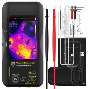 HS7310 BSIDE SH9 320*428 Thermal Imager Camera 20000 Counts Digital Multimeter 2 in 1 IR Camera for Automobile Pipe Heating Inspect