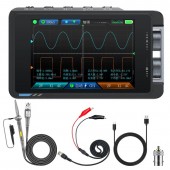 HS7360 FNIRSI DS215H 2 in 1 Digital Oscilloscope Signal Generator Handheld Dual Channel 50MHZ 250MS/s