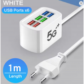 HS7375 Fast USB Charger 6 in 1