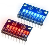 HS7411 3-24V 8 Bit Blue/Red Common Cathode LED indicator Module